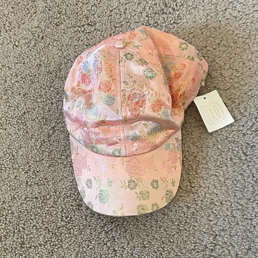 Urban outfitters pink/rose baseball hat
